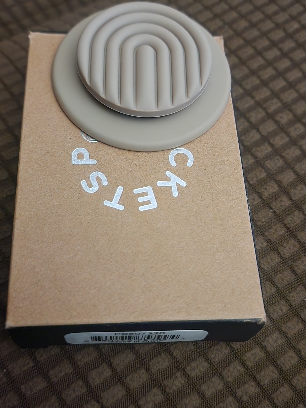 PopSocket Slim Silicone Phone Grip — Taupe Beige
